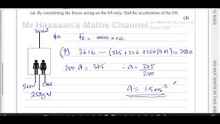 Download Lagu WME01/01, IAL, (Edexcel), M1, October 2022, Q4, Dynamics, Connected Particles, Lifts Thumbnail