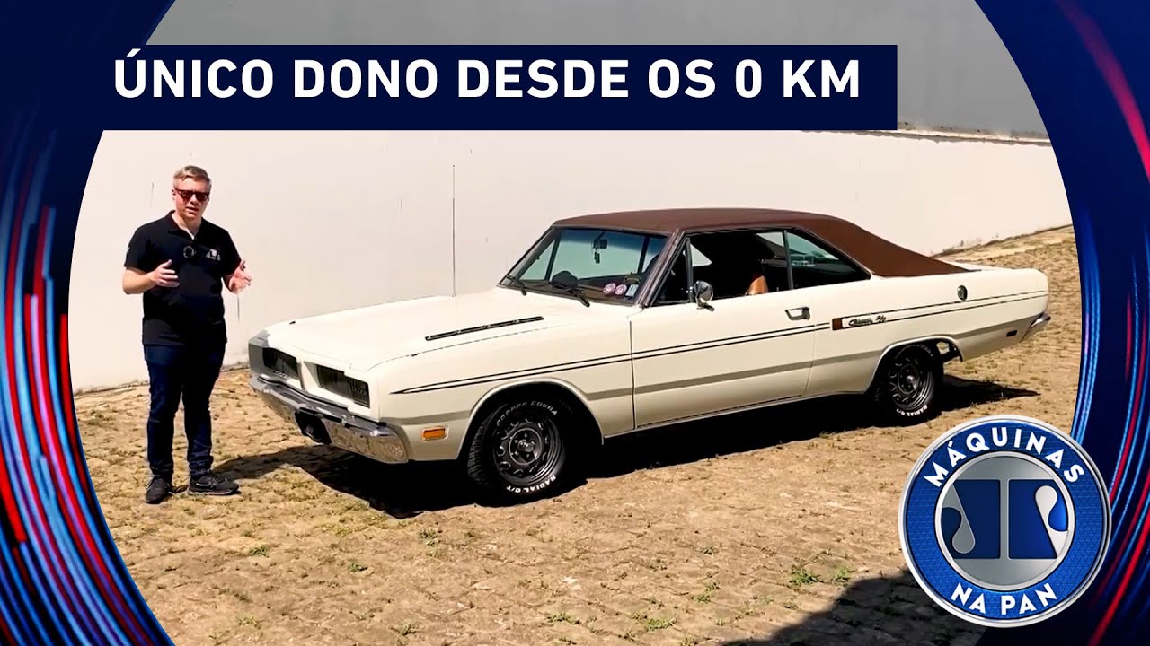 Conheça detalhes do Dodge Charger RT 1976 apresentados por Renato Bellote | MÁQUINAS NA PAN