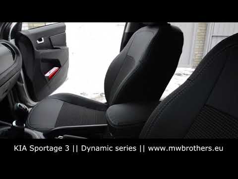 KIA Sportage 3 seat covers MW Brothers Leather interior Dynamic