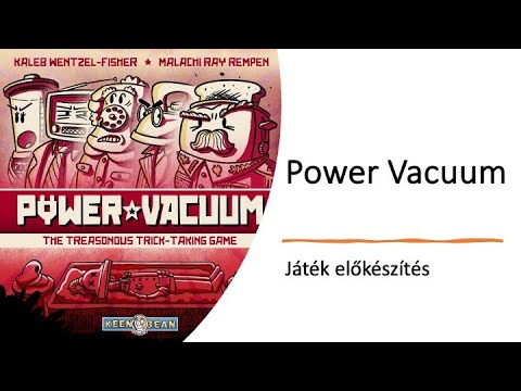 Power Vacuum - Játék előkészítés - Robert SoloPlay