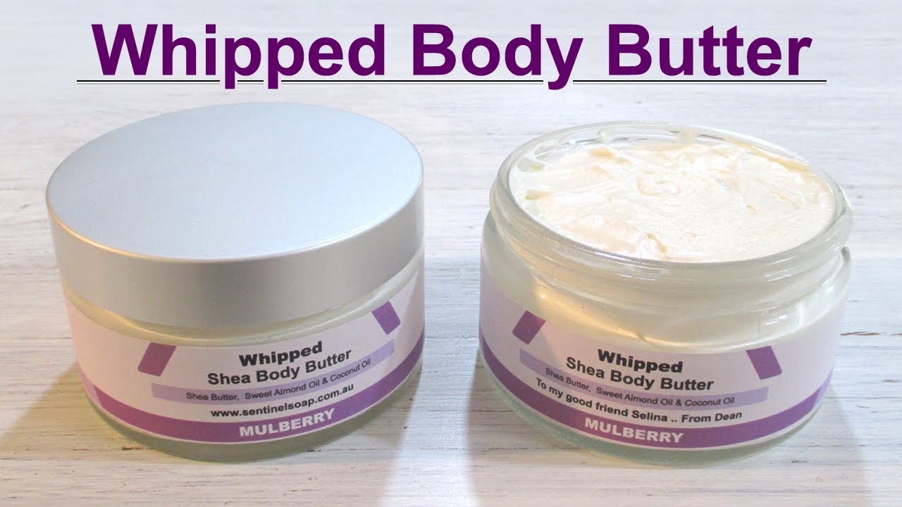 Watch video DIY Whipped Body Butter, Sweet Almond Oil, Coconut Oil, Shea Butter Now DIY Whipped Body Butter, Sweet Almond Oil, Coconut Oil, Shea Butter