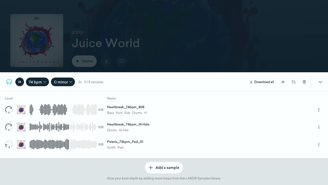 Juice Wrld Sample  | LANDR