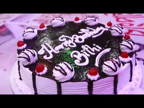 Simple Birthday cake design.