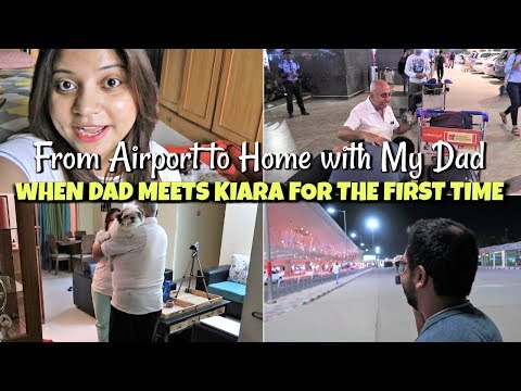 Dad Coming Home In Bangalore | Dad Meets My New Puppy For First Time | Interesting Day Vlog