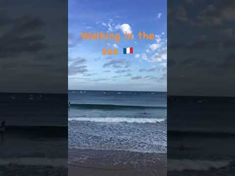 Walking in the sea 🇫🇷 | @thanika