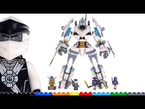 🔄 LEGO Ninjago 2021 Legacy Zane's Titan Mech Battle review! 71738 re upload