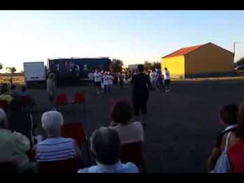 Campocity-Himno de #leonesp en Palacios de la Valduerna-7 Concentración de Pendones