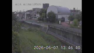 黒目橋調節池黒目川取水映像監視局