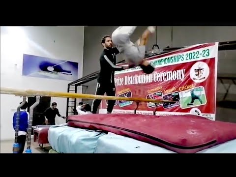 How To Do Front Dismount On Parallel Bars.