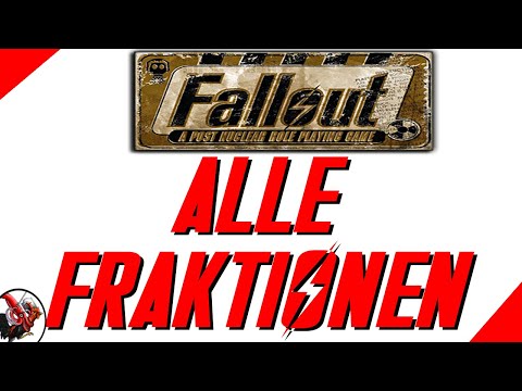 Alle Fraktionen aus Fallout: A Post Nuclear Role Playing Game in einem Video