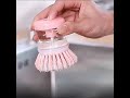 Dish Washing Brush Self Dispensing Cleaning Brush Scrub Kitchen Wash Tools