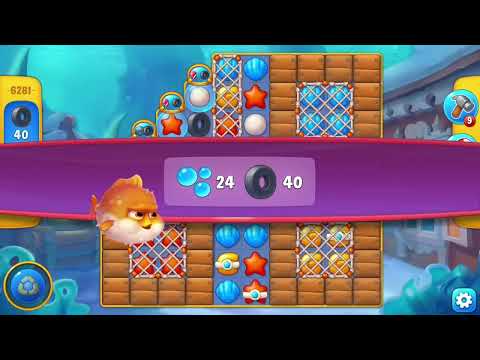 [FISHDOM Walkthrough] Level 6281 Hard (Qua màn - Fishdom)