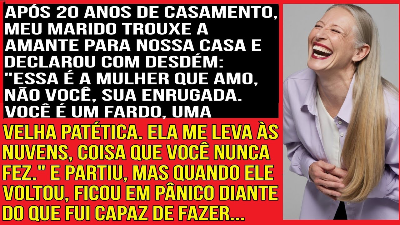 Após 20 anos de casamento, meu marido trouxe a amante para nossa casa e declarou com desdém...