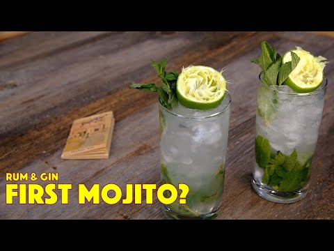 First Printed Cuban Mojito Cocktail  2 Versions - Cocktails After Dark - Glen And Friends Cooking