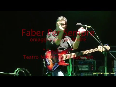 "Faber per Sempre" - Omaggio a F. De André - "Andrea" Teatro Nazionale di Bucarest