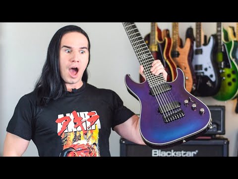 Восьмиструнная электрогитара SCHECTER HELLRAISER HYBRID C-8 UV