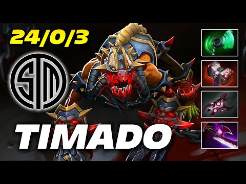 TSM.Timado Lifestealer [24/0/3]- Dota 2 Pro Gameplay [Watch & Learn]