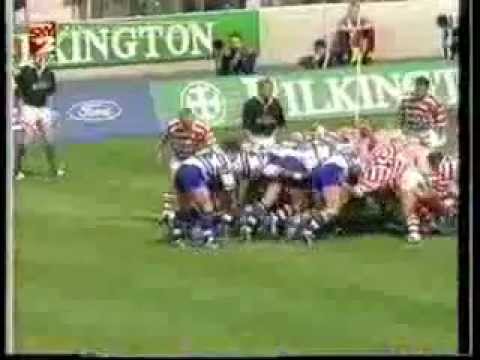 Bath Rugby vs Wigan Warriors (1º Tempo) - Clash of the Codes Rugby Union (1996)