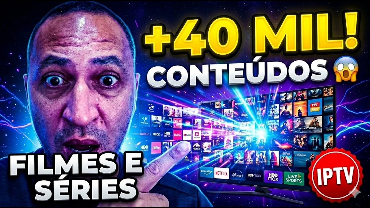 IPTV COM +40 MIL CONTEÚDOS! OLHA O QUE ACONTECEU NA MINHA TV 😳