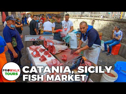 Catania, Sicily - Fish Market Tour