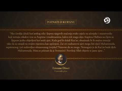 Poznati o Kur'anu - Ovo nije napisao čovjek