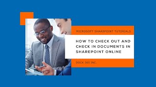 How to Check-Out and Check-in Documents in SharePoint Online - Tutorial