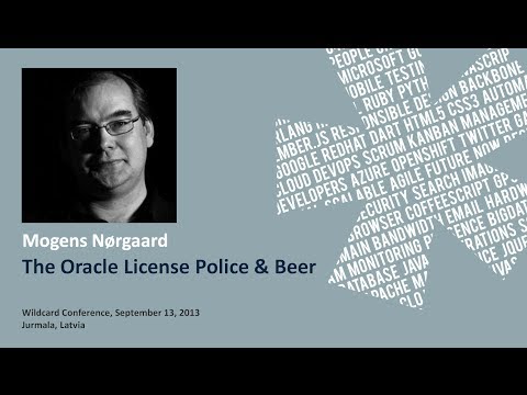 Mogens Norgaard 'The Oracle License Police and Beer'