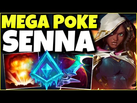 WTF?! MEGA POKE SENNA STRATEGY ABSOLUTELY DESTROYS ENTIRE TEAMS! - (League of Legends)