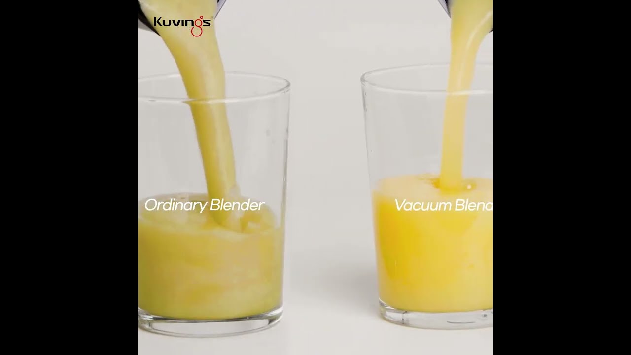 Chức năng chân không trên máy xay sinh tố tự động dành cho kinh doanh Kuvings CB1000 Part.01