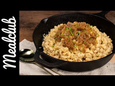 Allgäuer Käsespätzle I Käsknöpfle I Kasspatzln