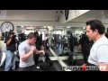 Saul "Canelo" Alvarez vs. Josesito Lopez: "Canelo" shadowbox training