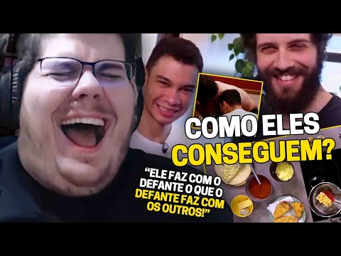 CASIMIRO REAGE: DEFANTE E IGOR GUIMARÃES FAZEM PIZZA EMPANADA - RANGO BRABO | Cortes do Casimito