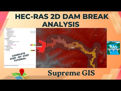 HEC-RAS 2D Dam Break Analysis | Complete Flood Simulation Tutorial with Animation (Step-by-Step)