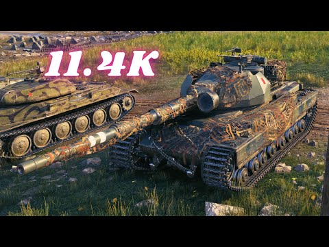 Super Conqueror 11.4K Damage 6 Kills WoT Replay – World of Tanks