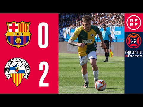 RESUMEN | FC Barcelona B 0-2 CE Sabadell FC | PrimeraRFEF | Jornada 35 | Grupo 2