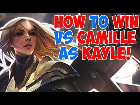 How to win vs Camille as Kayle (one of the hardest matchups) | kayle 1v9