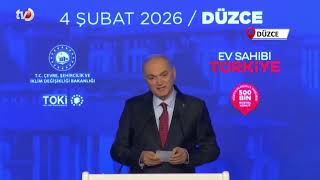 Düzce’de 2 Bin 470 Konutun Kurası Yapıldı