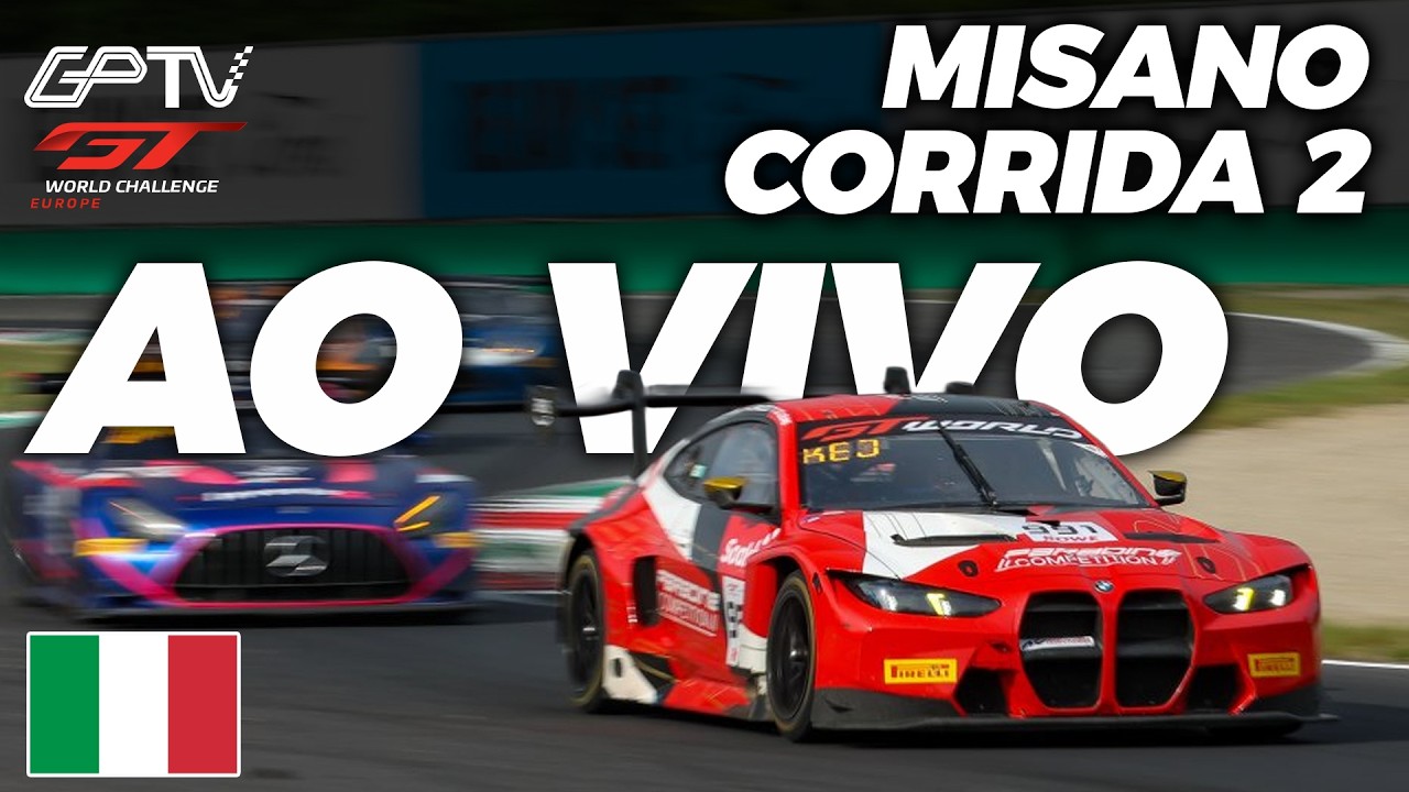 🔴AO VIVO: GTWC EUROPA 2026 COM IMAGENS | CORRIDA 2 COMPLETA EM MISANO COM IMAGENS | 5ª ETAPA