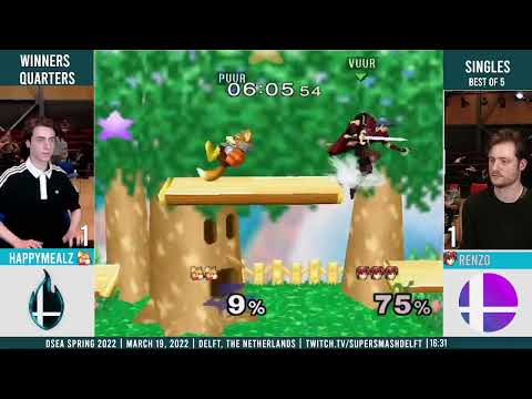 DSEA Spring '22 - Happymealz (Fox) Vs. Renzo (Marth) - Winners Quarters