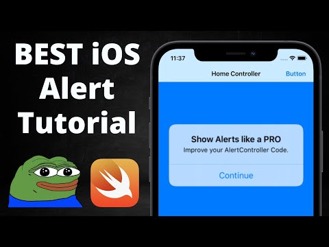 Alert Controllers for Beginners & Pro's (Swift 2023, Programmatic UIKit)