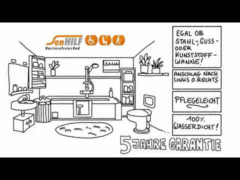 SenHilf Badewannentür im Erklärvideo