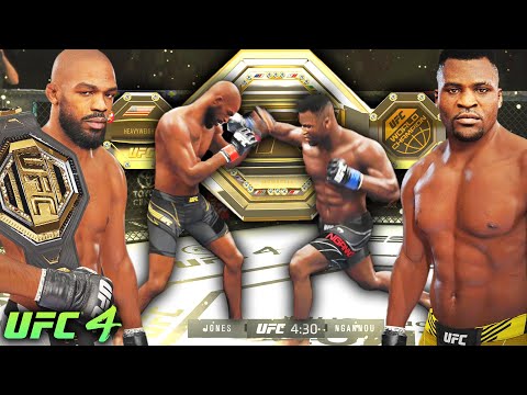 Jon Jones Heavyweight Super Fight vs. Francis Ngannou | UFC 4 Career Mode #14