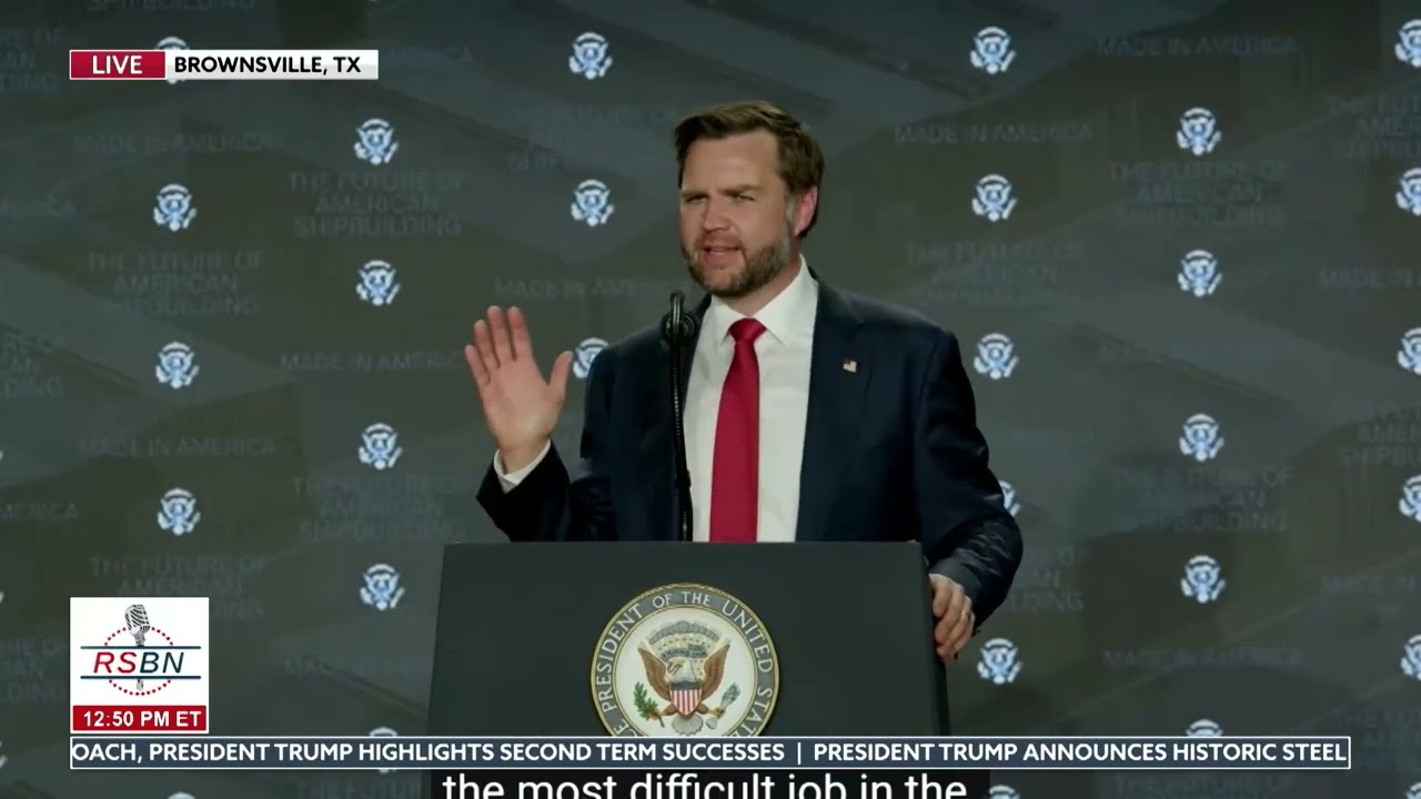 FULL SPEECH: Vice President Vance Highlights American Manufacturing in Brownsville, TX - 09/30/26