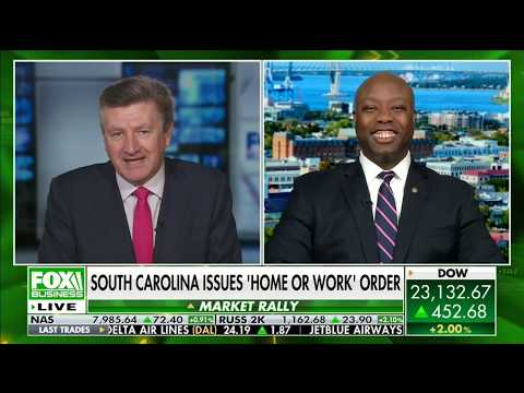 Senator Tim Scott Joins Varney & Co. to Discuss SC's Home or Work Order, Phase Four