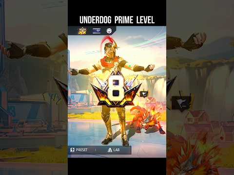 Underdog Prime Level 🔥 Free Fire Prime #srikantaff