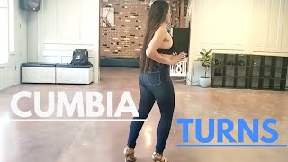 Cumbia Series Part 2 | How To Do Cumbia Turns | Wedding, Quinceanera, or Family Party