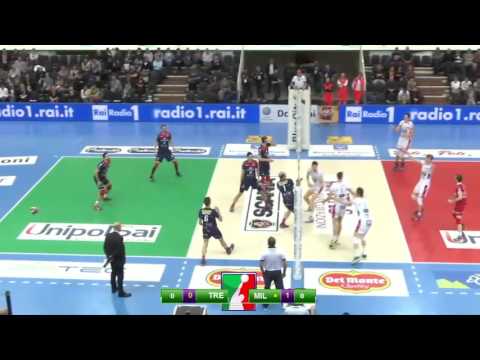 Highlights di Diatec Trentino-Revivre Milano 3-1