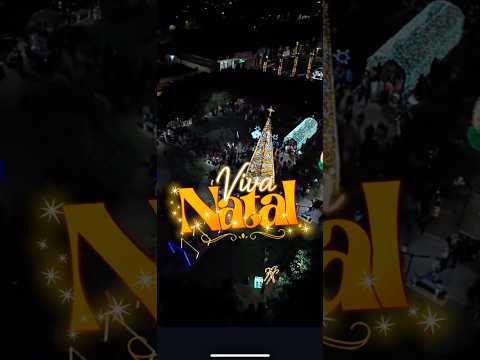 Melhores momentos da inauguração das luzes em Patrocínio Paulista SP #natal  #natal2025  #casamento