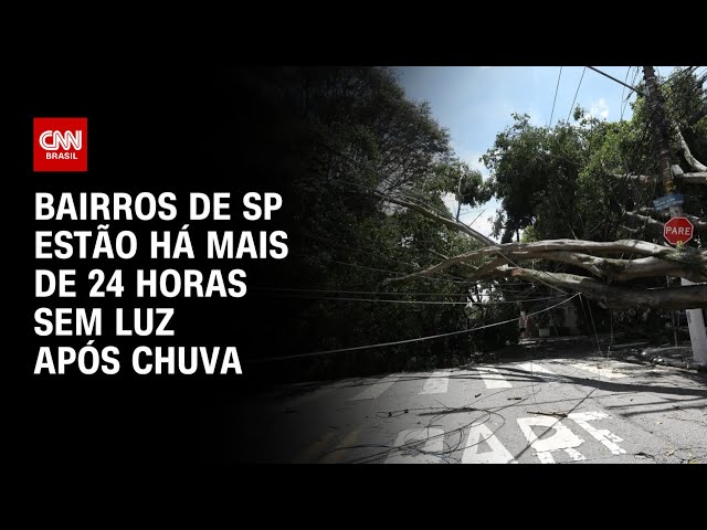 Chuva deixa 2,1 milhões sem energia em SP; Enel afirma que normalização  deve acontecer na terça (7)