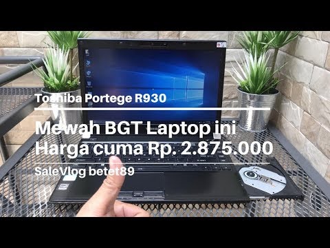 SaleVlog betet89 Toshiba Portege R930 Laptop Mewah Cuma 2.875.000 Sikaaatttt Review Indonesia